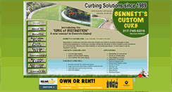 Desktop Screenshot of bennettscustomcurb.com
